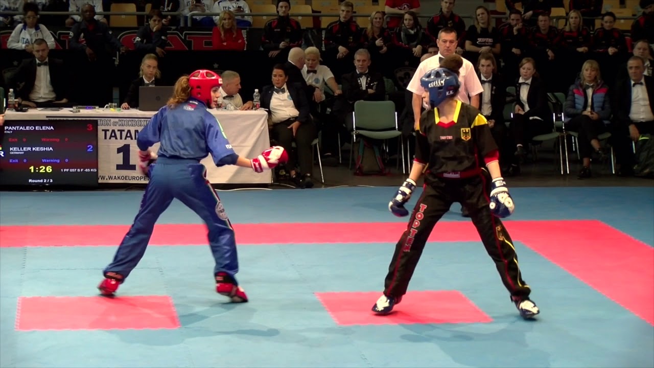 Elena Pantaleo v Keshia Keller WAKO European Championships 2018