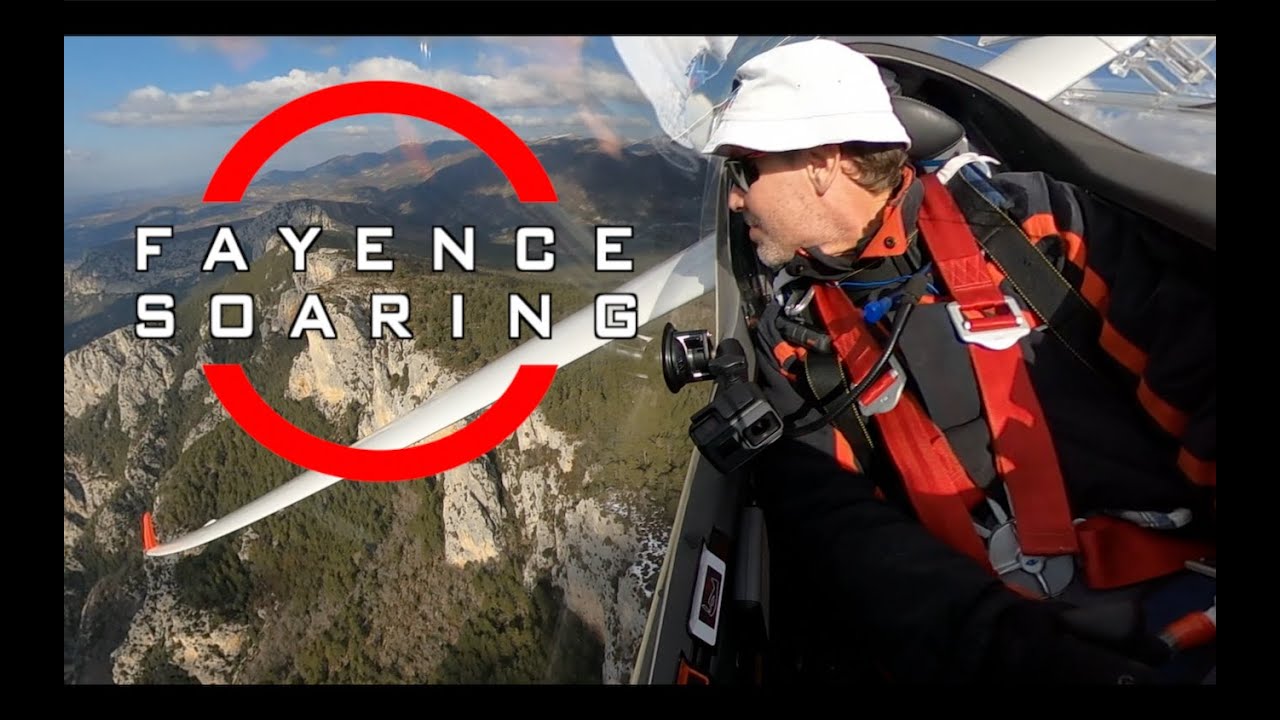 Glider pilot gets stuck in sink in the French Alps!
