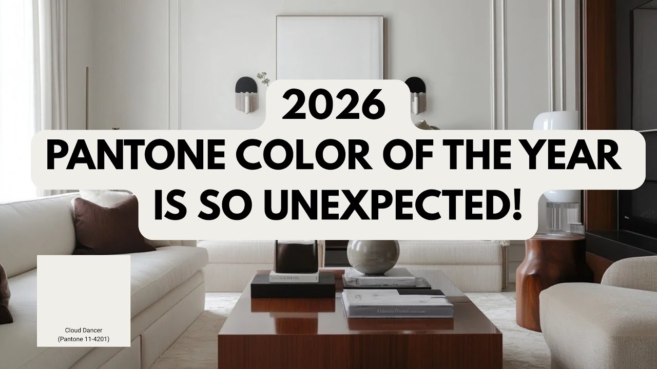 Цвет года Pantone 2026: объяснение цвета Cloud Dancer