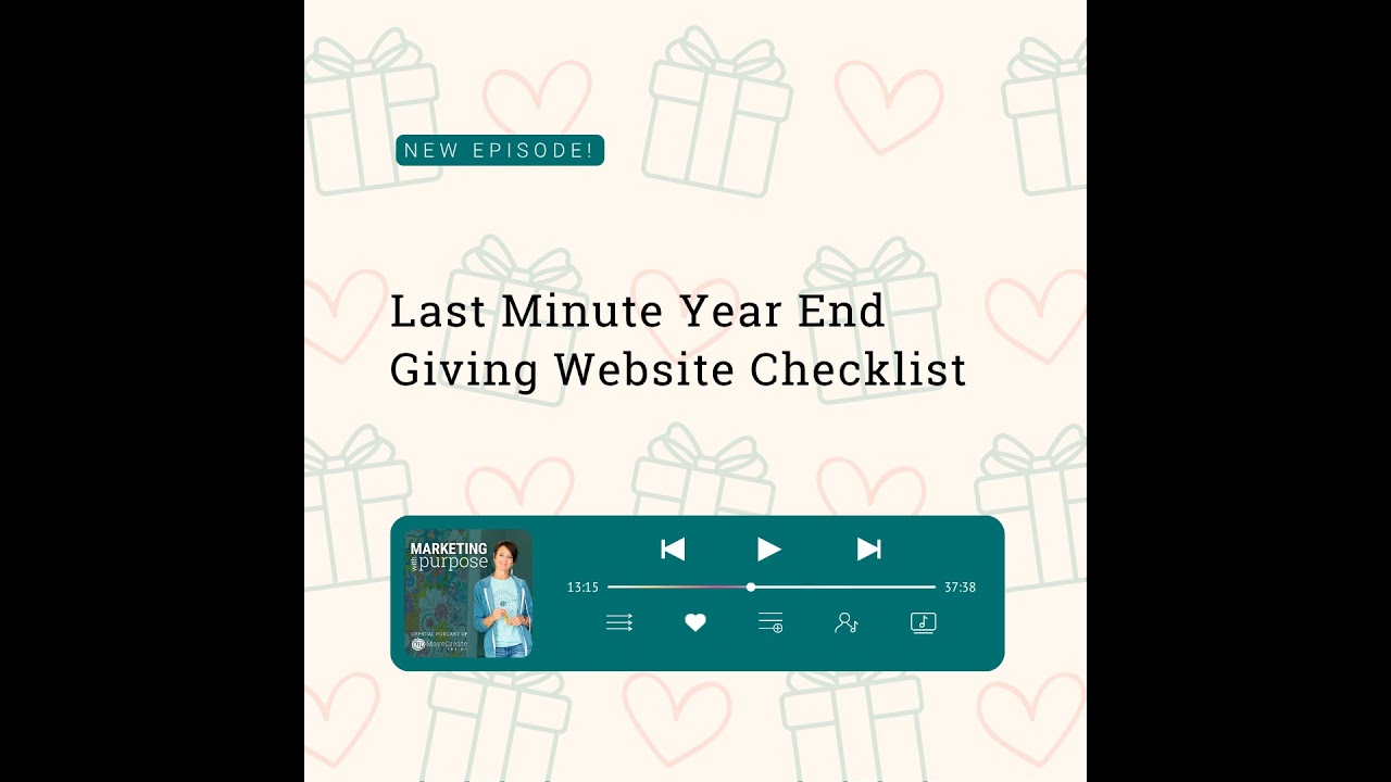 Last-Minute Nonprofit Year-End Giving Website Checklist