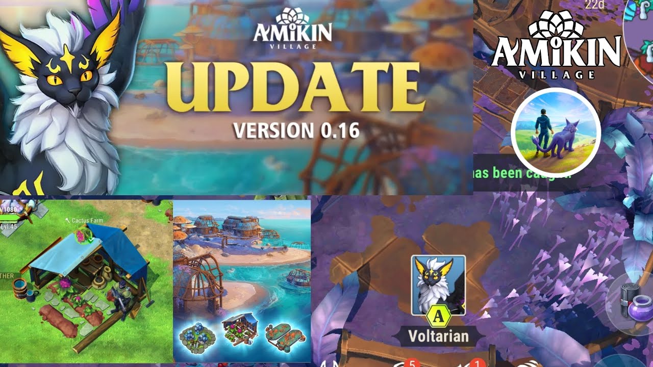 😱 AMIKIN VILLAGE | UPDATE 0.16 | NEW BIOME, NEW PRODUCTION BUILDINGS | 141