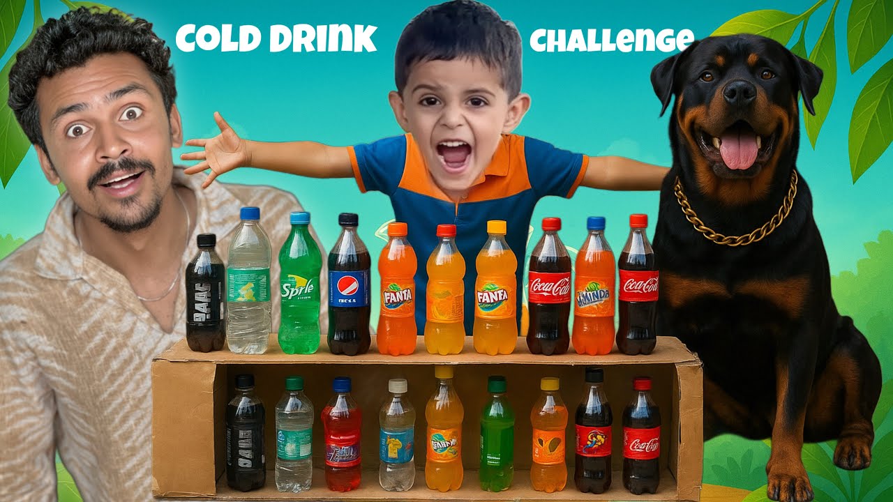 Guess The Cold Drink Challenge - Loser Get Funny 