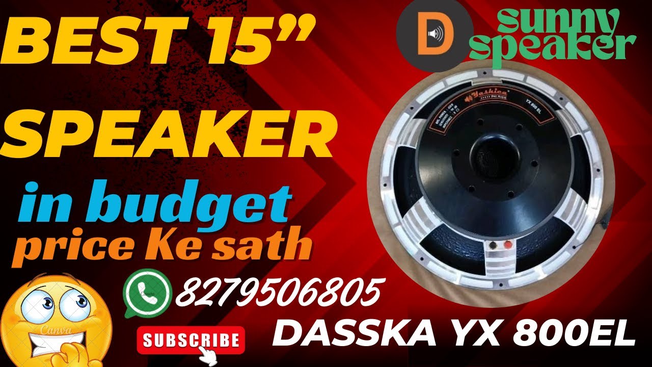 Dasska YX800 EL review testing ll jabardast speaker or budget me ll sunny speaker 8279505805