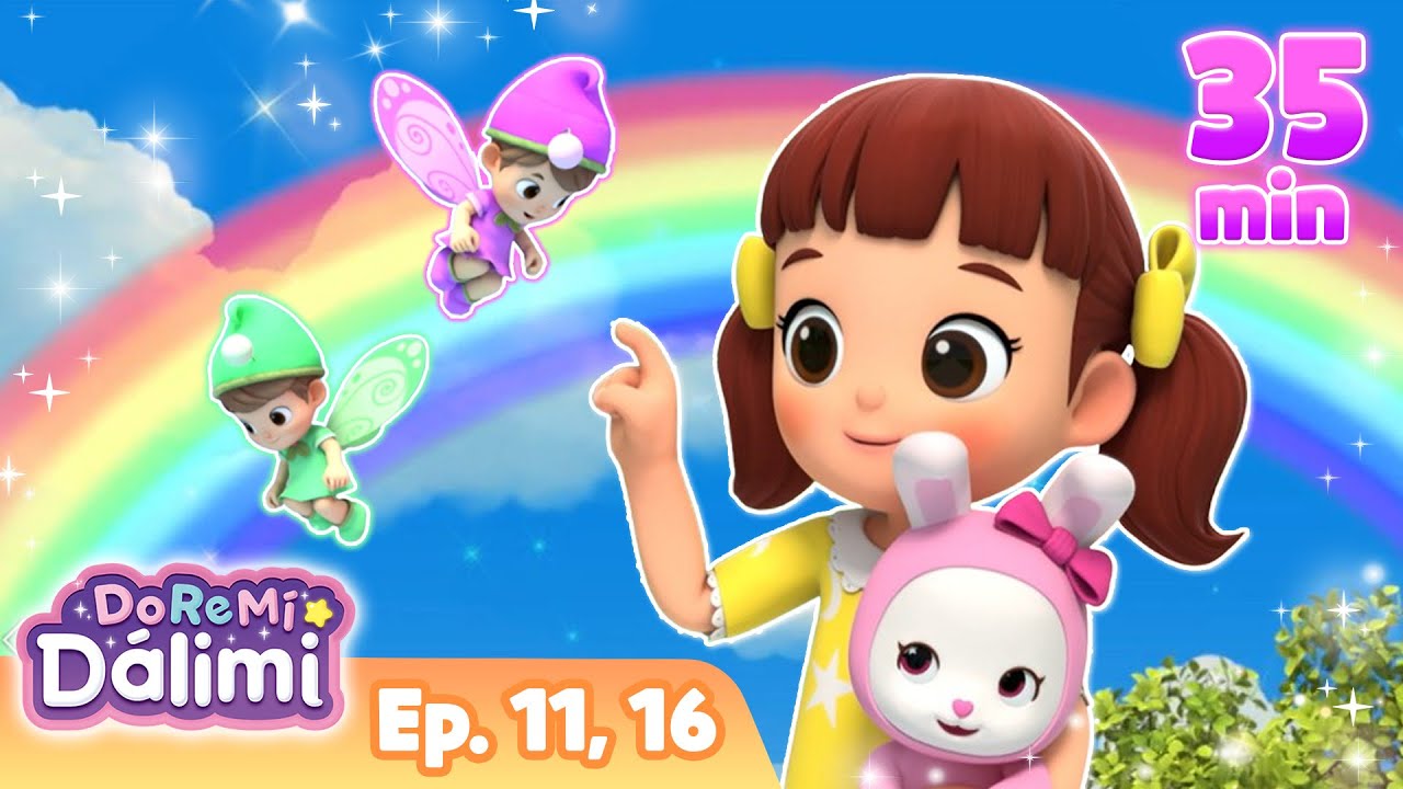 🌈Dalimi Juegos de Colores ㅣDibujos Animados🎶Canción infantiles❤DoReMi Dálimiㅣ