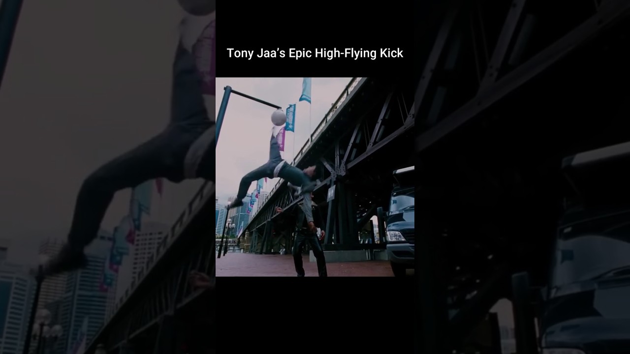 Tony Jaa’s Epic High-Flying Light Kick