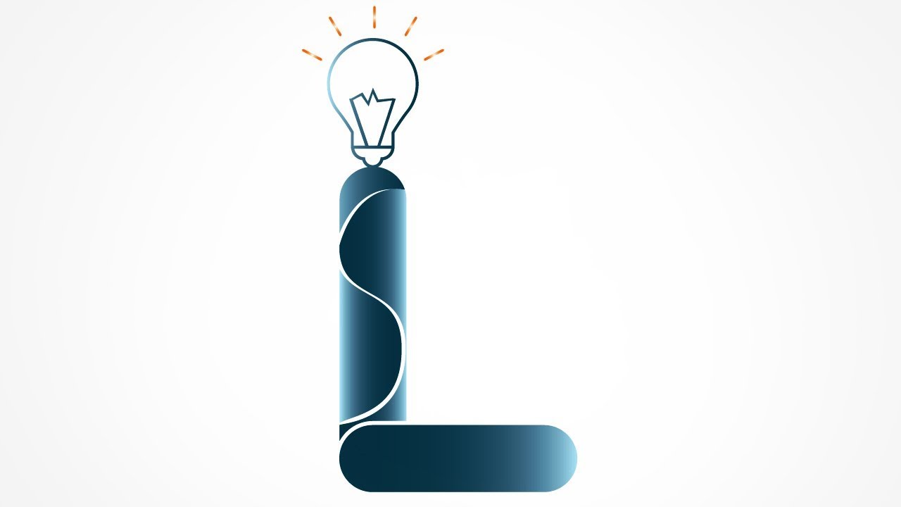 Letter L Logo Design Illustrator | L Letter Logo Design Illustrator