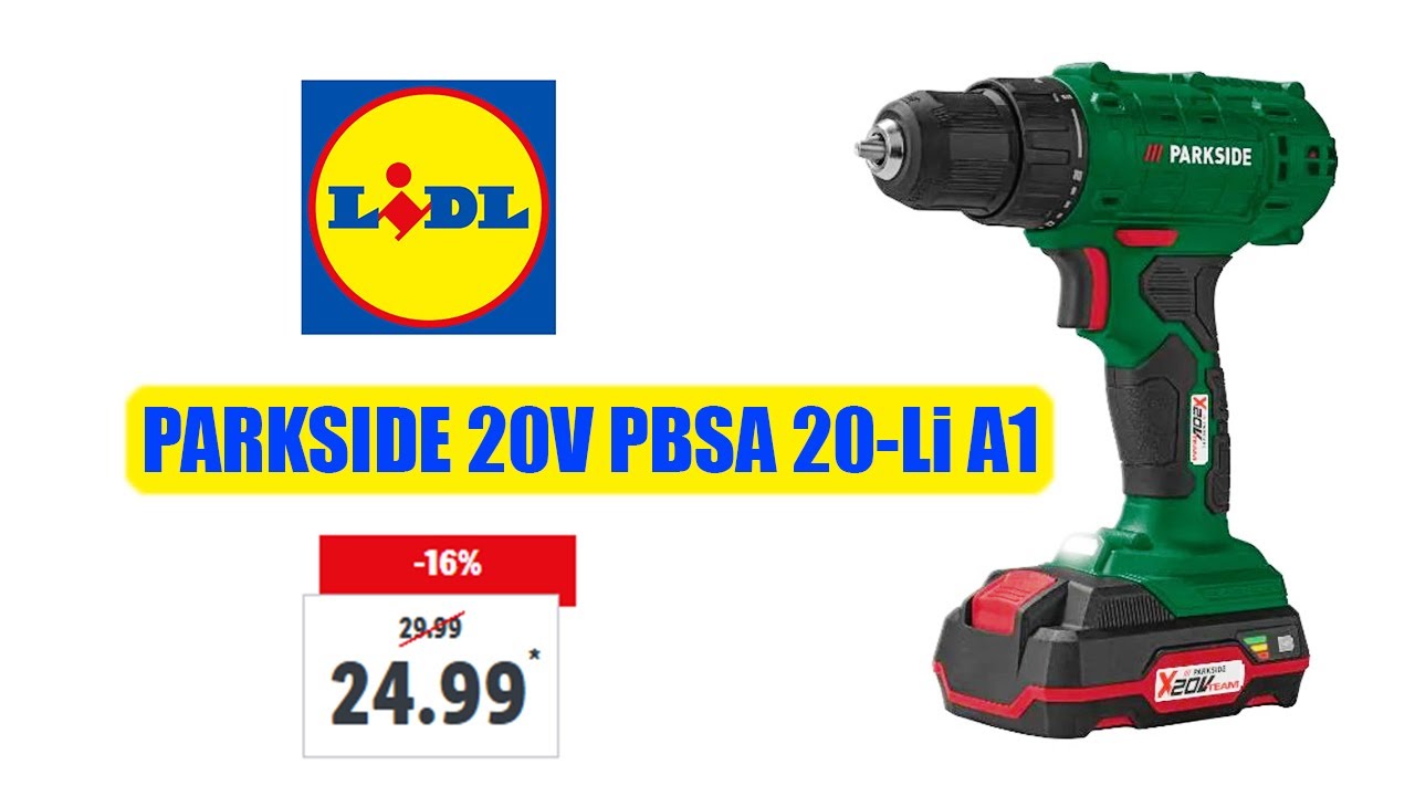 Unboxing  | Test Parkside 20 V Akku-Bohrschrauber PBSA 20-Li A1 mit Akku und Ladegerät  | Bontools