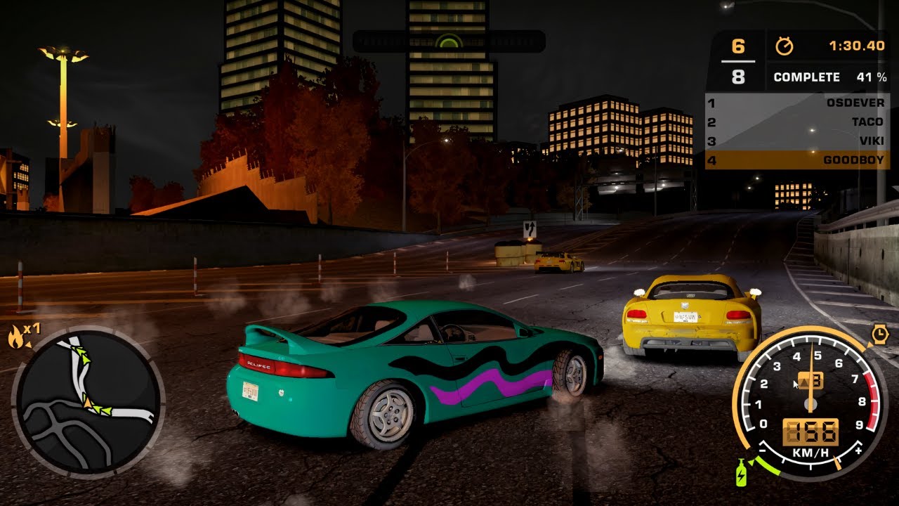 Intense Night Race in Razor's Rockport - NFS MW Remastered 2025