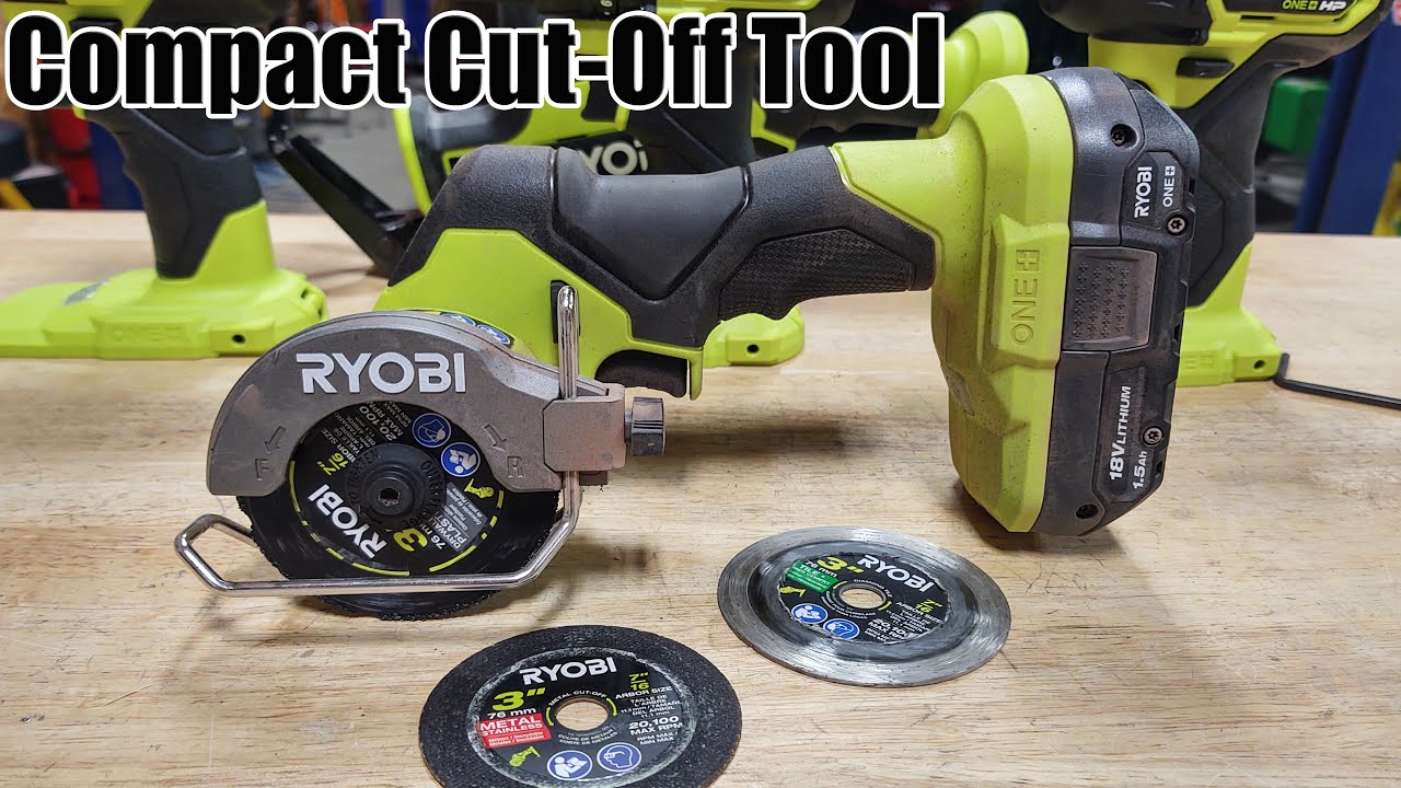 RYOBI  ONE+ HP 18V Brushless Compact Cut-Off Tool Review Model # PSBCS02B | Ridgid SubCompact ????