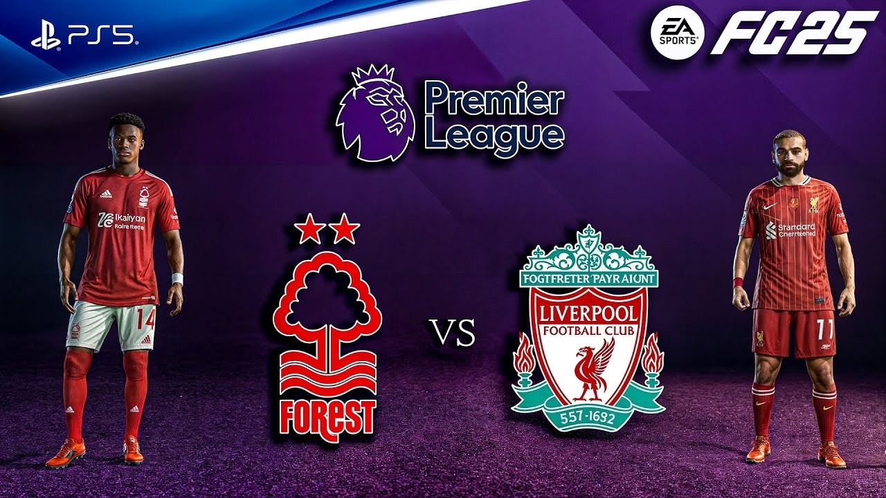 FC 25 - Nottingham Forest vs. Liverpool | Premier League 25/26 Full Match | PS5™ [4K60]