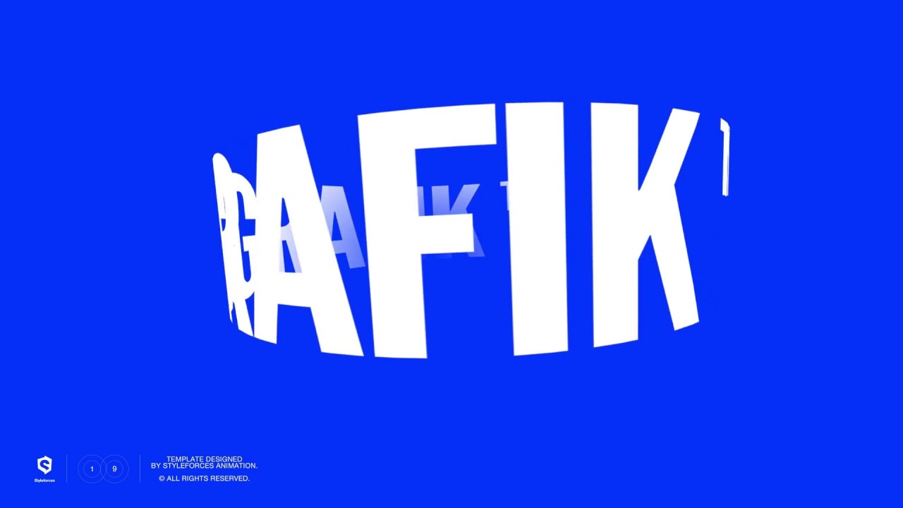 Typografik - make a kinetic typography poster in After Effects