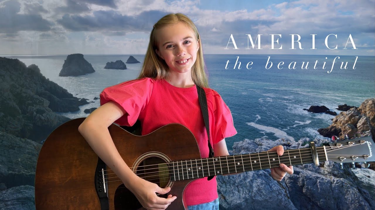 America the Beautiful | Acoustic Guitar Cover with Lyrics