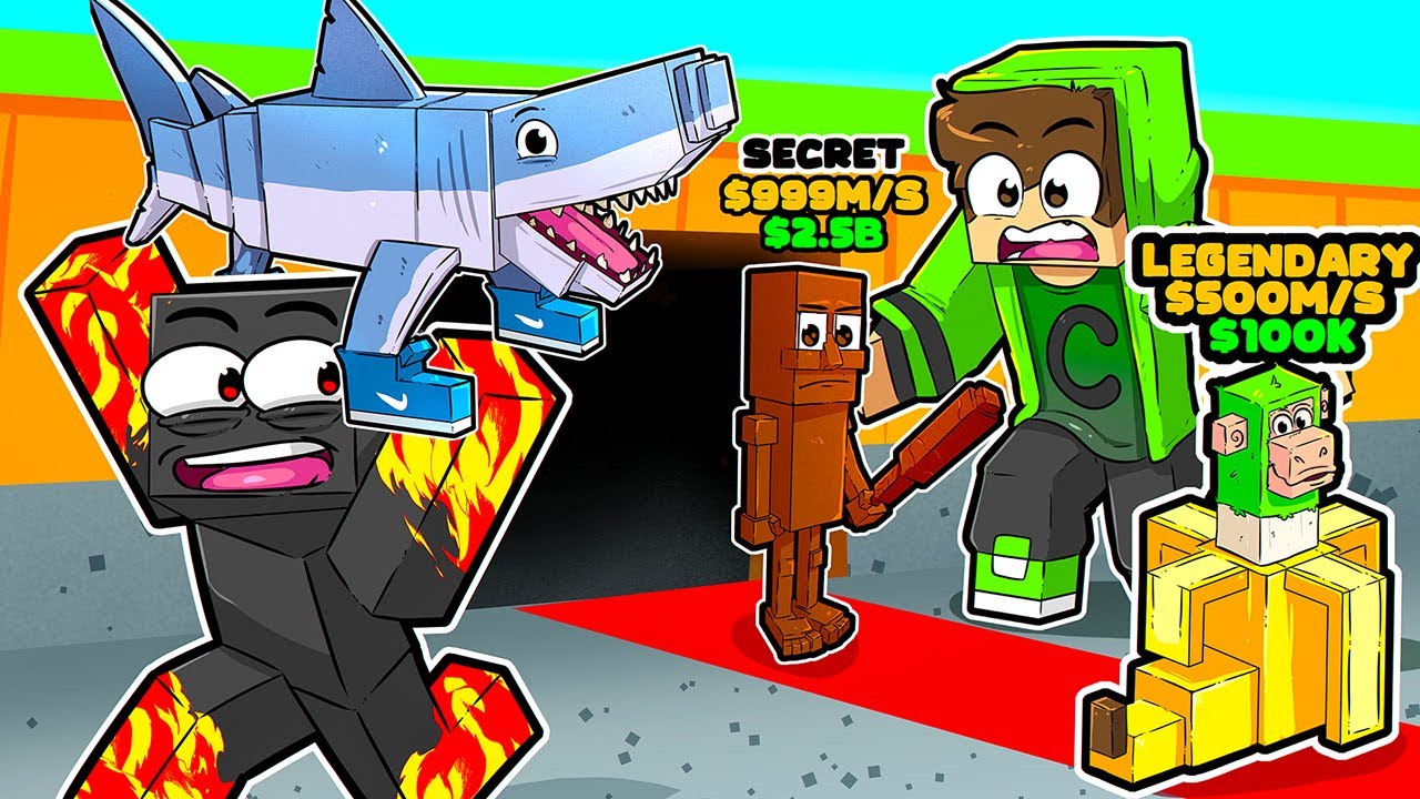 Я Украл ВСЕ Мозгоплесени у Друзей в Steal a Brainrot в Minecraft