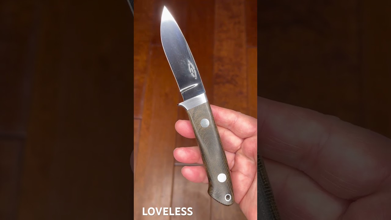 Exquisiteknives.com представляет нож Bob Loveless Micarta Dropped Hunter