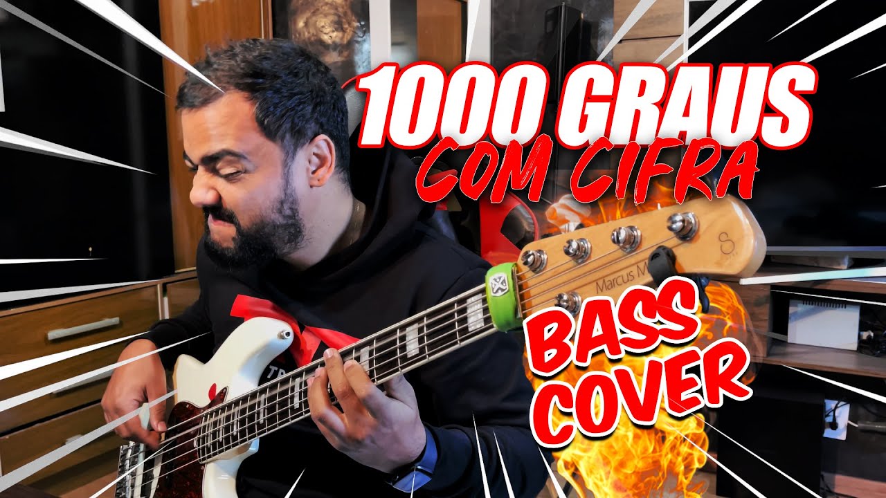 1000 GRAUS - @RenascerPraise | Bass Cover - Israel Dias