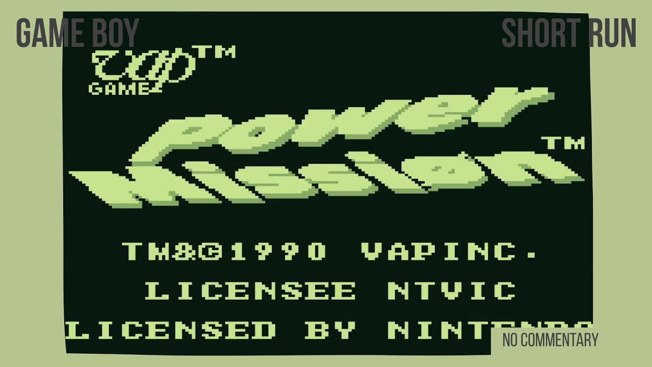 Power Mission - Game Boy - No Commentary