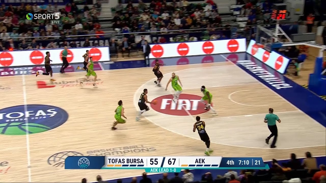 Τόφας-ΑΕΚ 82-85 Στιγμιότυπα HD Play-In 10-01-2022 / Tofas-AEK 82-85 Highlights