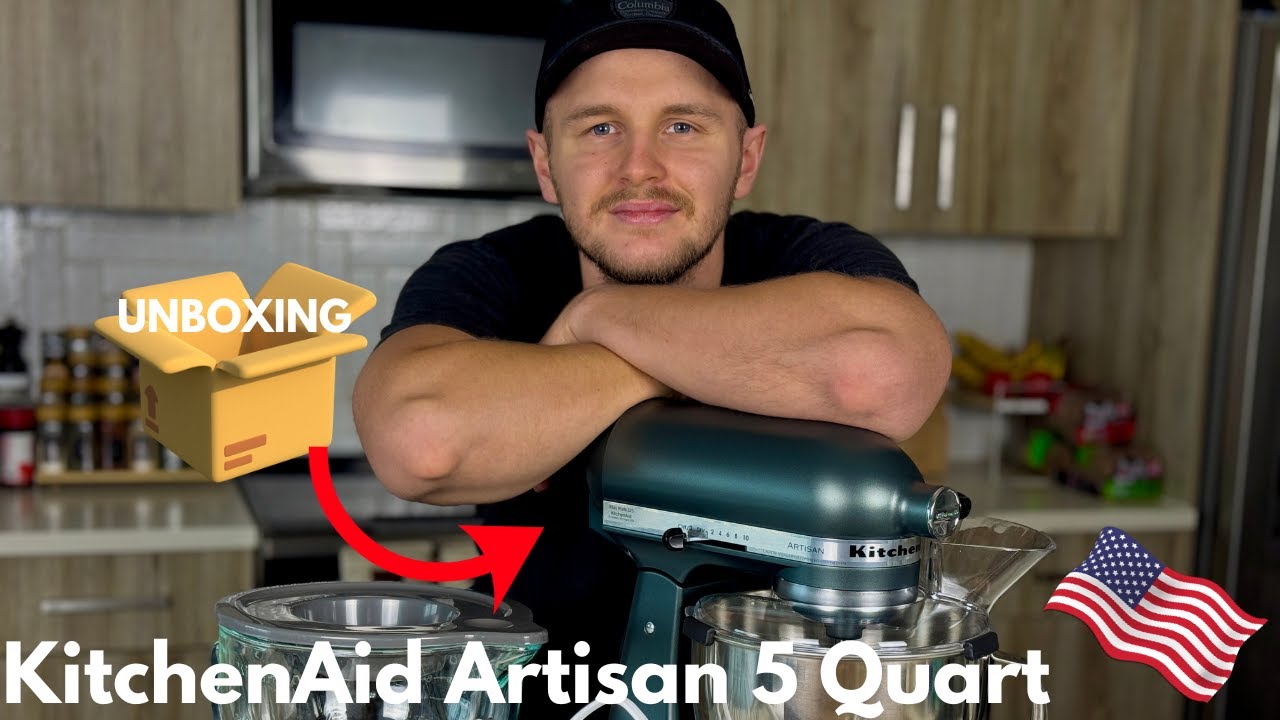 Unboxing Kitchen Aid Artisan Series 5 QUART Tilt-Head Stand Mixer