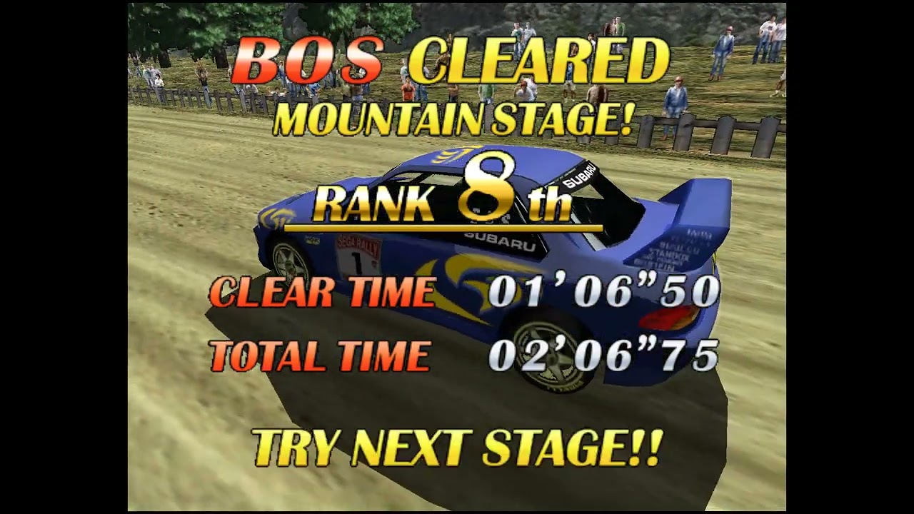 [One Credit]  Sega Rally 2 (Subaru) by BOS