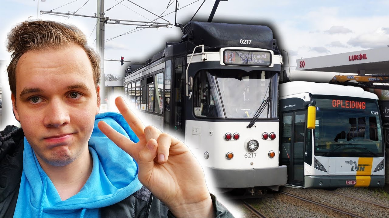 Vlog #49 op zoek naar VanHool bussen en PCC trams in Antwerpen !!!