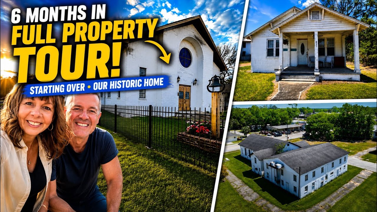 We Bought an Abandoned Church in Alabama | Full Property Tour | 6 Months Later