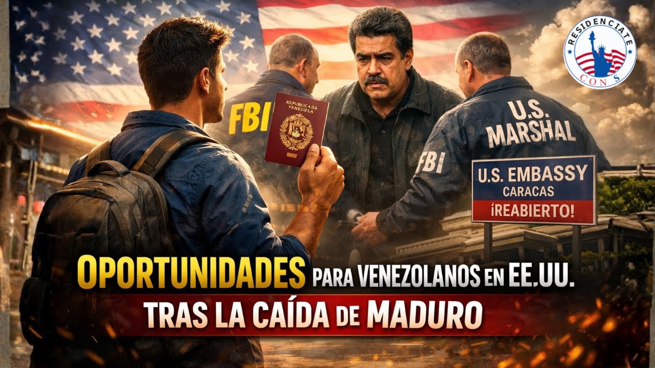 ¿Se abrirán las puertas de EE. UU. para los venezolanos? Tras la caída de Maduro