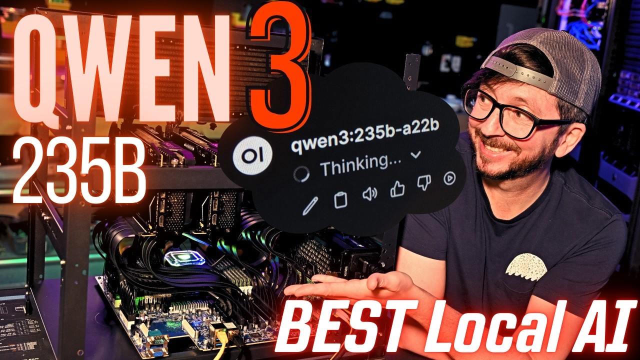 QWEN 3 235b BEST Local Ai Beats DEEPSEEK R1 671b