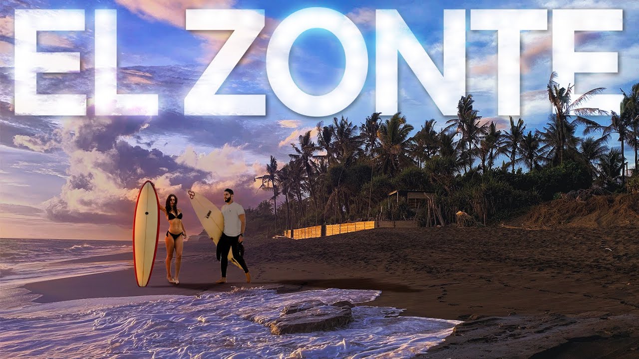 Playa El Zonte El Salvador 🏄‍♂️ surfing cuevas hoteles vida nocturna 💃 surf city