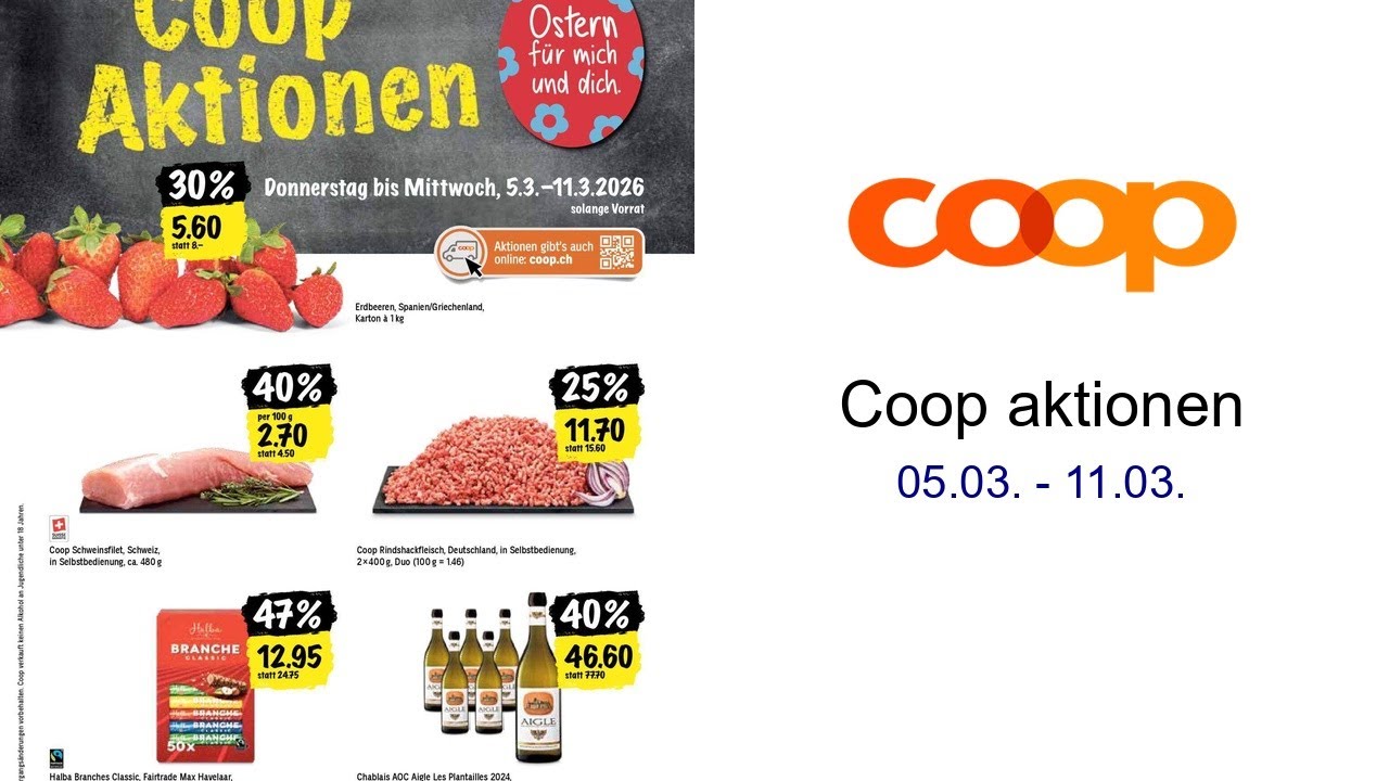 Coop aktionen 05.03. - 11.03.
