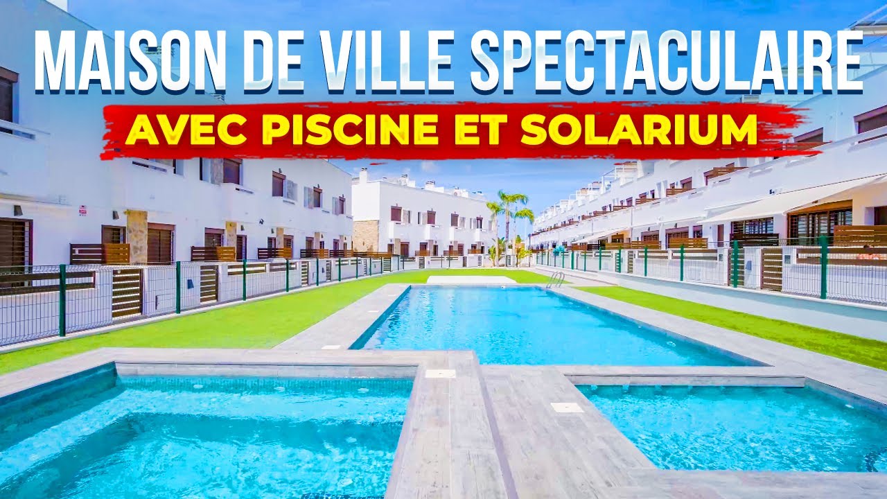 Maison de ville en Espagne dans une urbanisation exclusive avec une belle piscine | Alegria