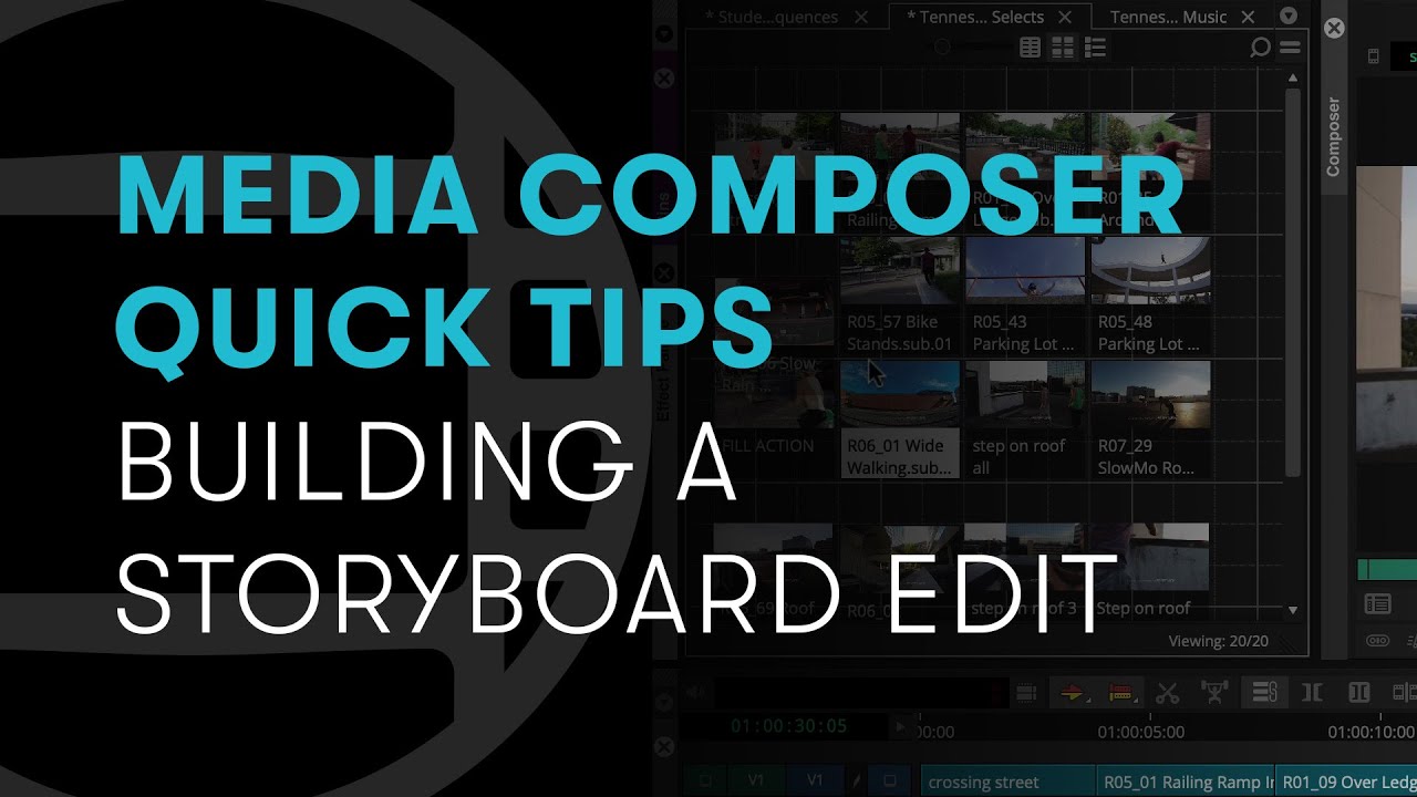 Media Composer Quick Tips: Building a Storyboard Edit