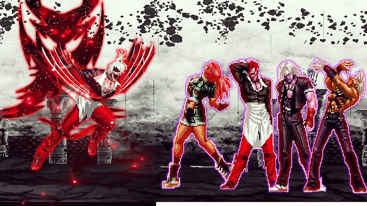 [KOF Mugen] Blood Orochi Iori Vs Orochi Blood Team