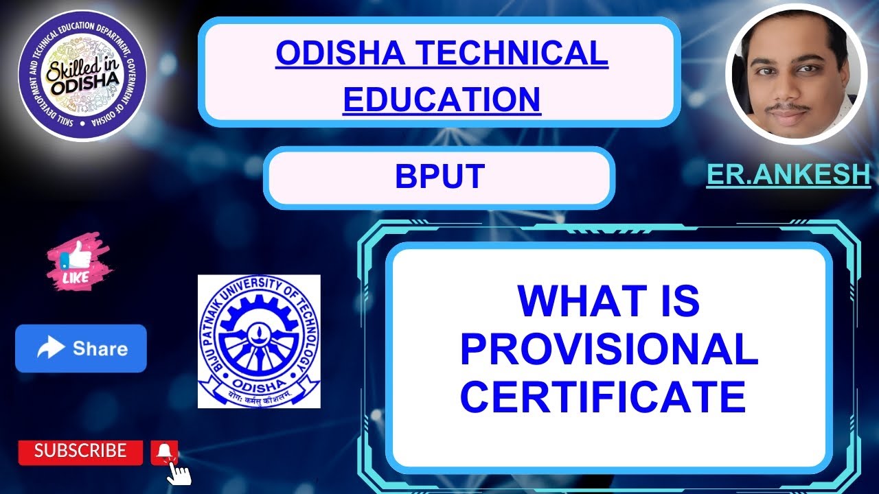 PROVISIONAL CERTIFICATE UPDATE FOR BPUT FINAL YEAR STUDENTS#bput #btech #bpharma