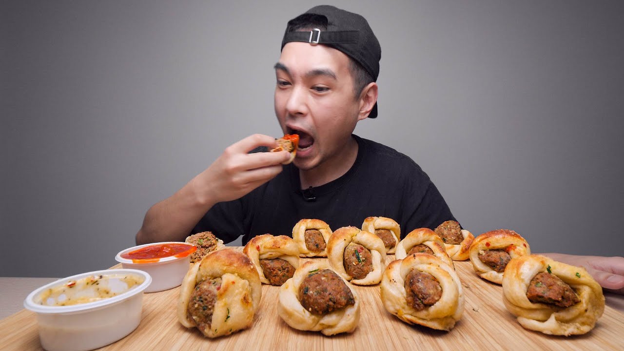 Meatball Garlic Knots