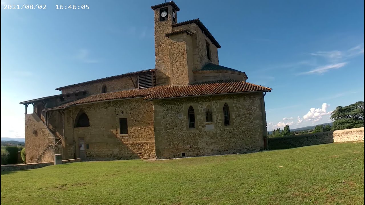 Alixan village circulaire médiéval typique Sud de la France de la Drome région Auvergne Rhône Alpes