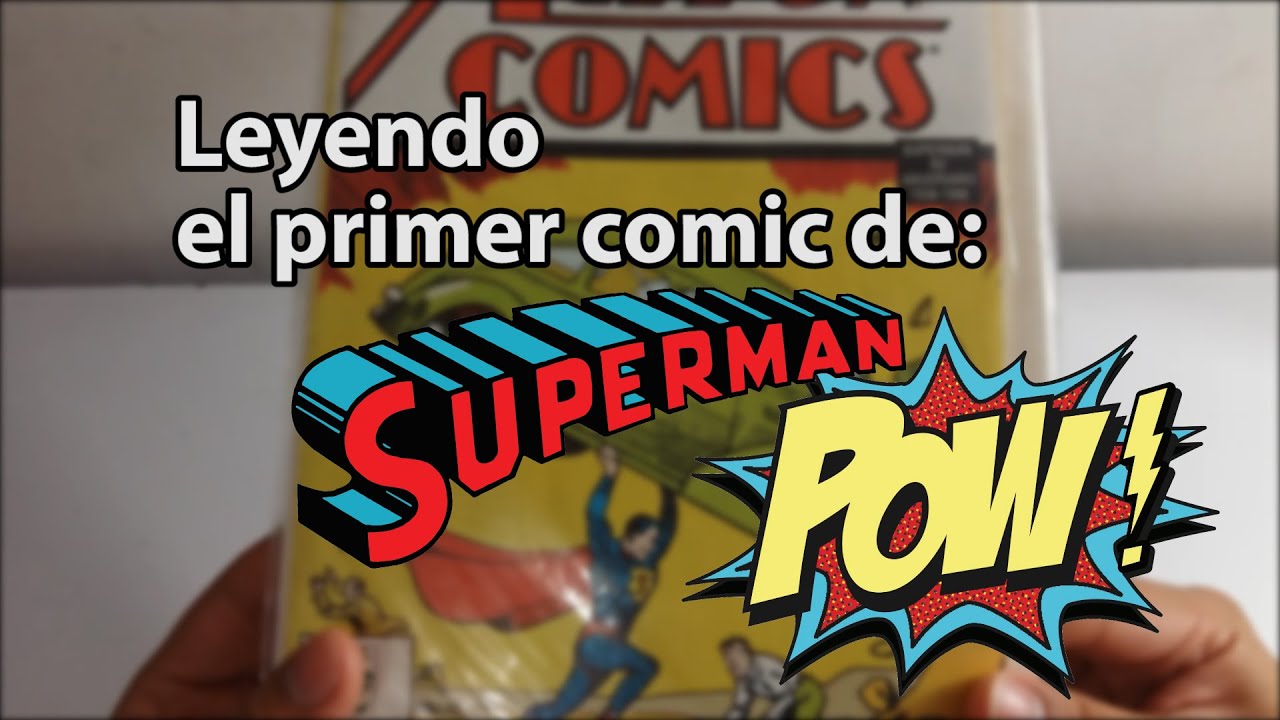 ASMR en Español lectura susurrada comic superman / reading superman first comic 1938 español latino