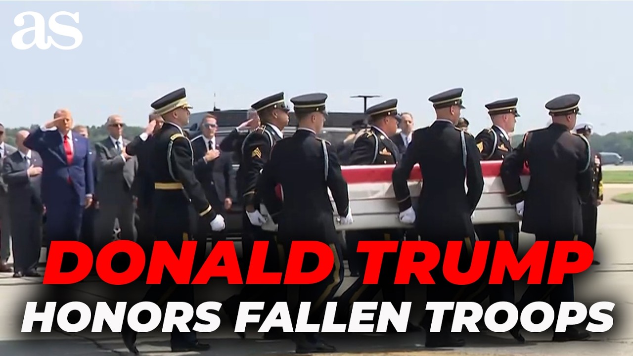 Trump's SOLEMN TRIBUTE to FOUR FALLEN TROOPS: full ceremony from DOVER AIR FORCE BASE