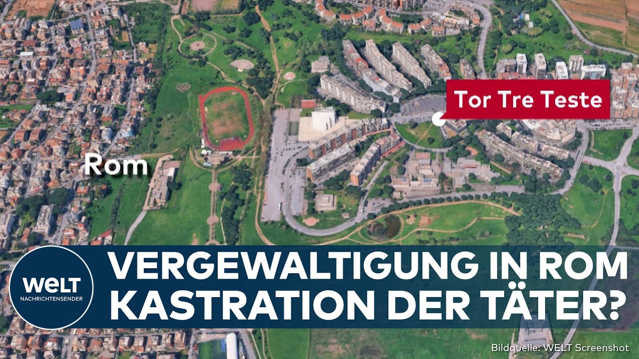 ITALIEN: Schock in Rom! Brutale Vergewaltigung! Chemische Kastration für Täter gefordert
