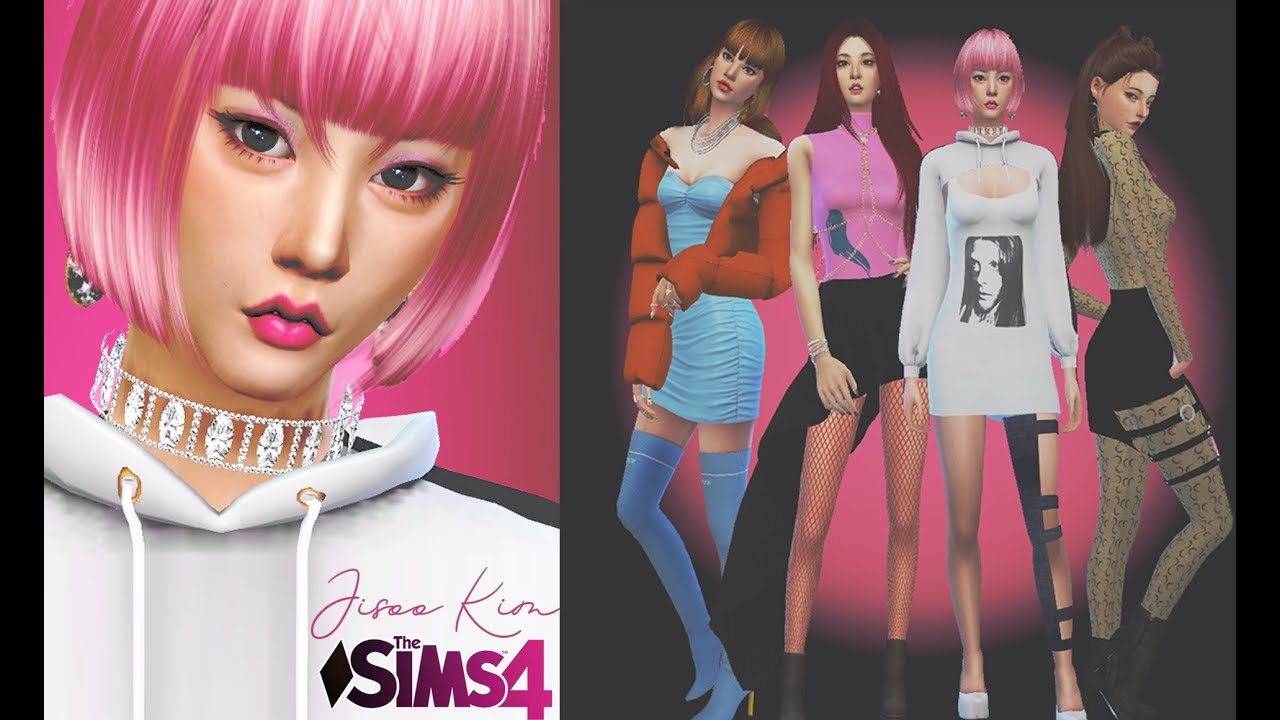 BLACKPINK The Sims 4 : Jisoo ('Ddu Du Ddu Du' MV Outfits) Part 3