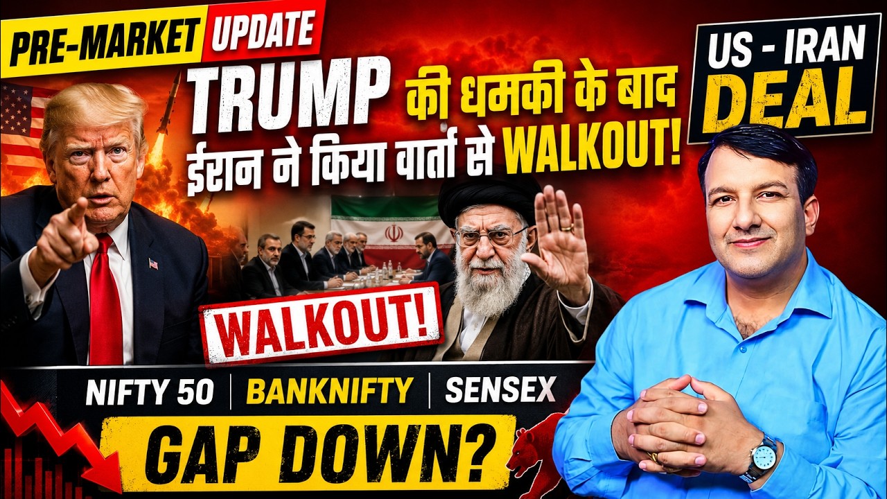 GAP DOWN GAP UP PRE-MARKET UPDATE NIFTY SENSEX MIDCAP FINNIFTY BANKNIFTY FII CRUDE OIL MONDAY 22 JUN