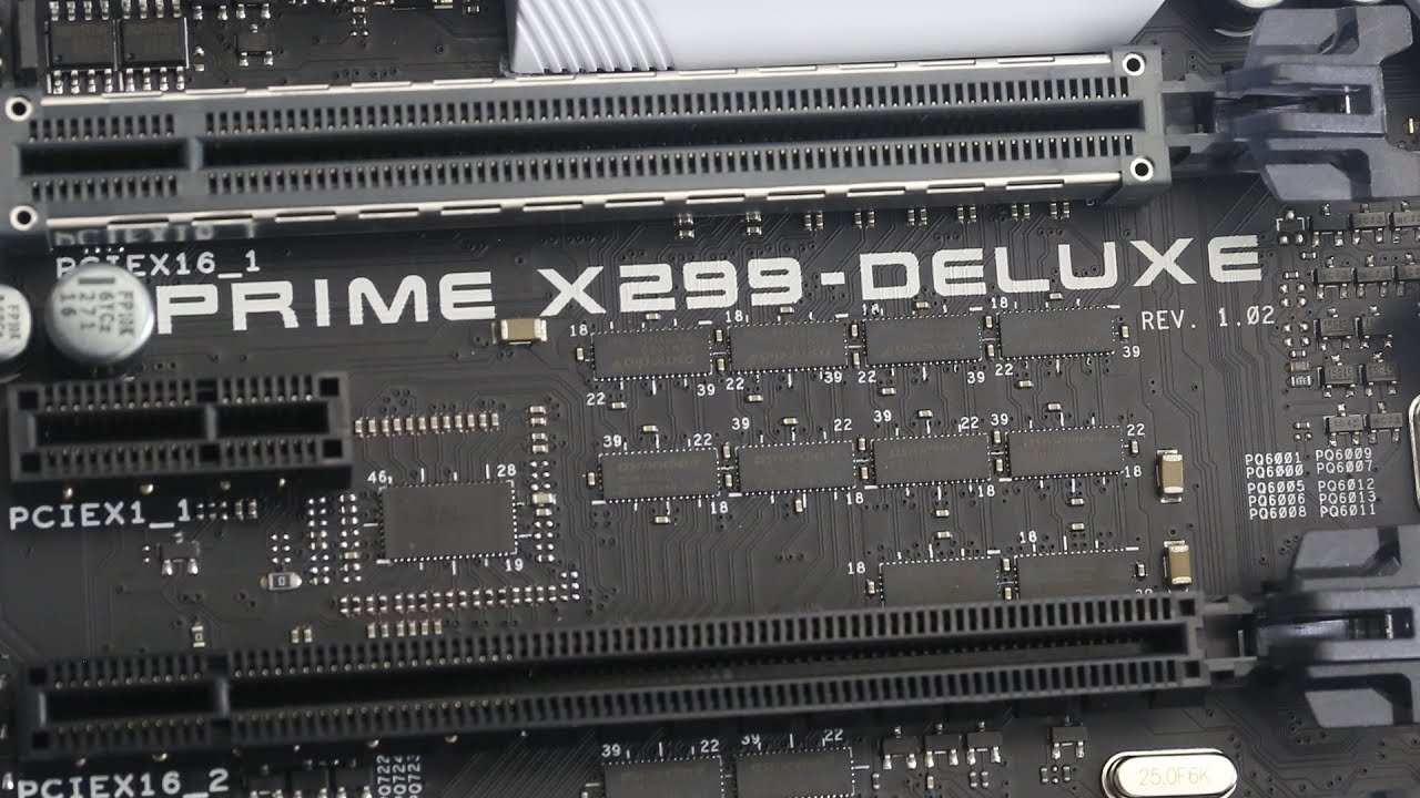 Asus Prime X299 Deluxe Preview DLX