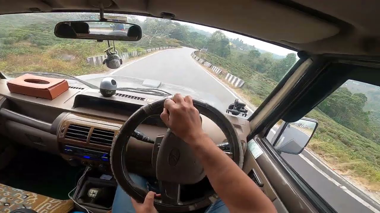 Hill Driving Mahindra Bolero POV | Siliguri-Mirik Roads|  #pov #india #roadtripindia #offroad