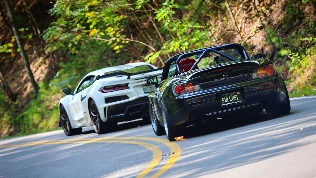 S2000 Chases Corvette Z06 Thru Tail Of The Dragon
