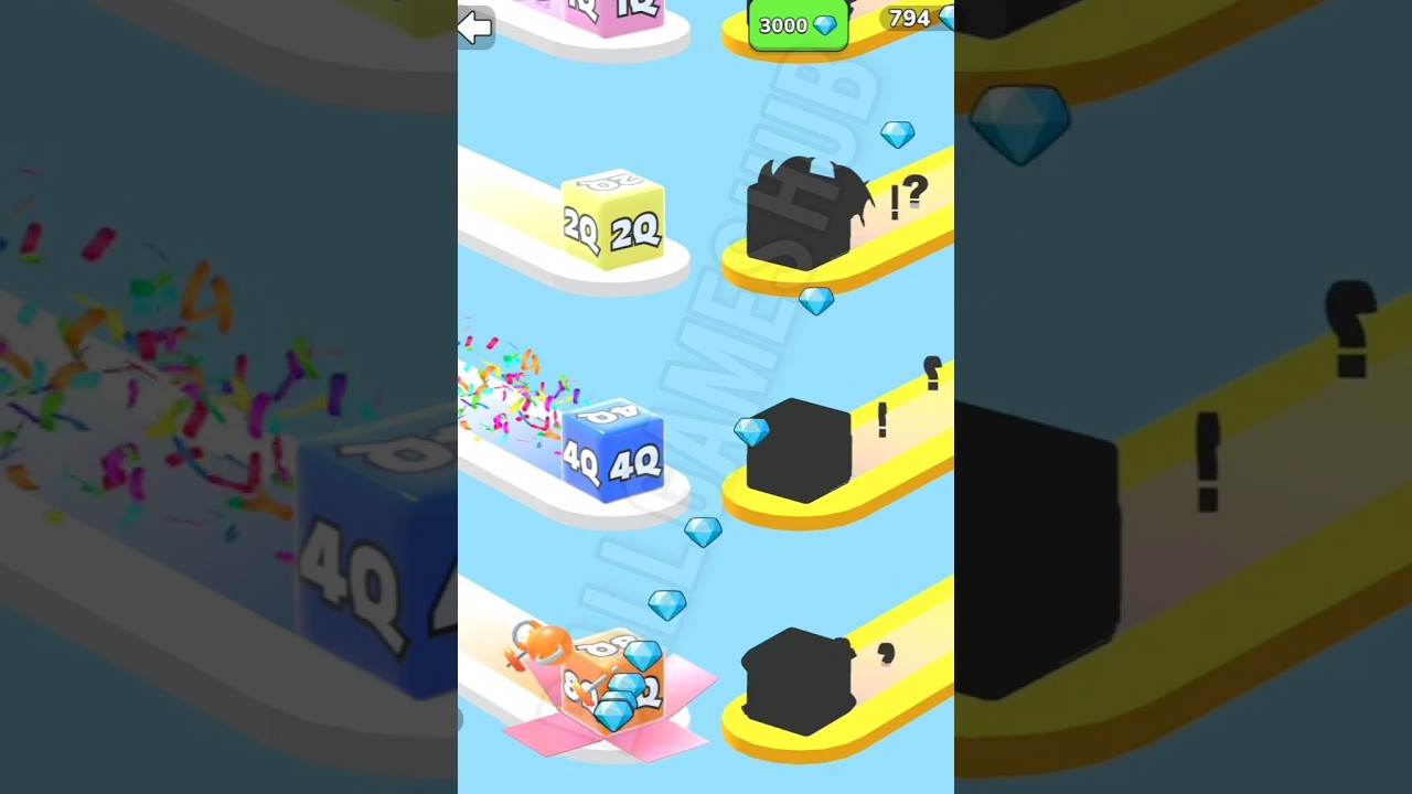 New Update - Jelly Run 2048 16i High score [Unlocked Track, 1Q, 2Q, 4Q, 8Q  & VIP 1Q] #ballgameshub
