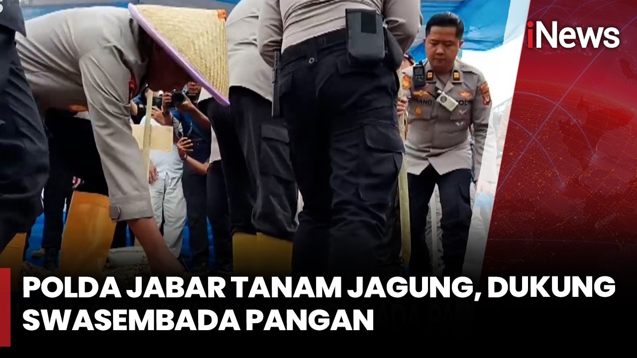 Kapolda Jabar Pimpin Penanaman Jagung Serentak| iNews Pagi (8/3)