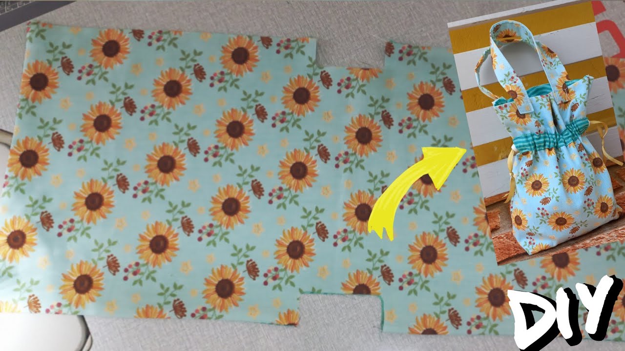 Saco para presente f&aacute;cil  - bolsa /Ideia de bolsa de tecido para  presente #facil #bolsa