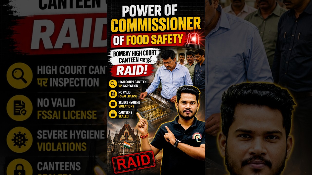 Bombay High Court Canteen RAID! 🔥 IAS Tukaram Mundhe FDA Enforcement Power