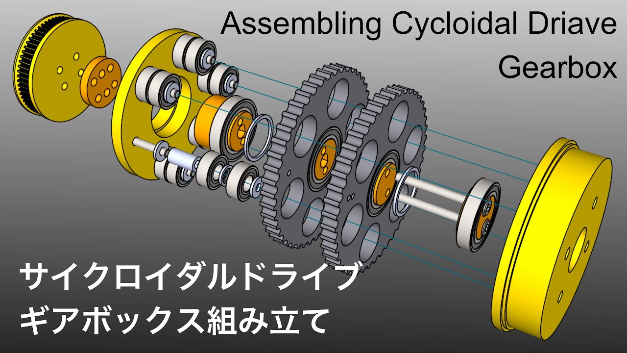 Assembling Cycloidal Drive Gearbox