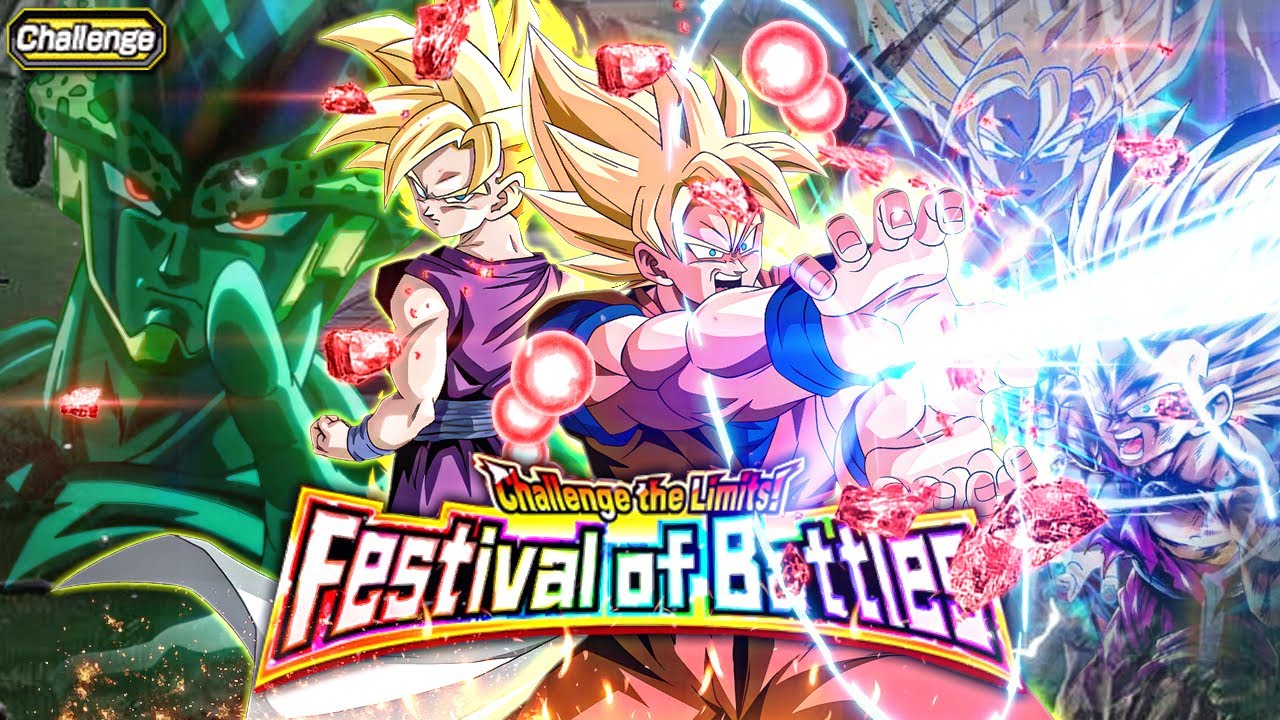 EZA STR SSJ GOKU/SSJ GOHAN VS. CHALLENGE THE LIMITS! FESTIVAL OF BATTLES! (DBZ: Dokkan Battle)