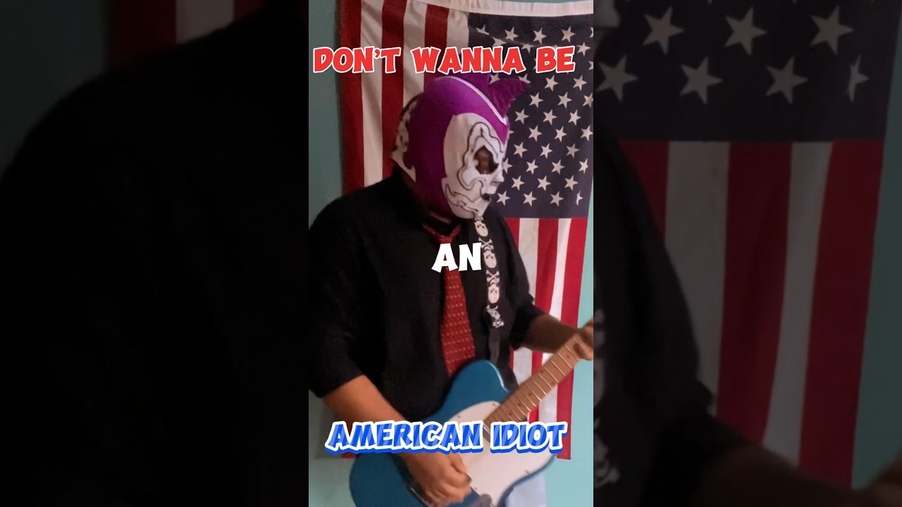 American Idiot, Happy 4th Of July #shorts #americanidiot #luchador #wrestling #prowrestler #punk